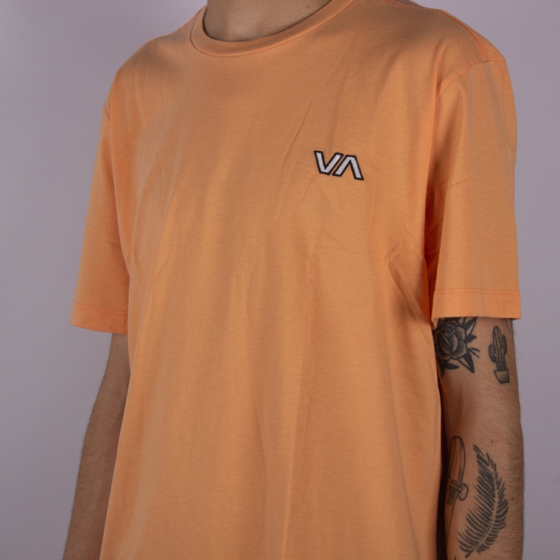 Camiseta RVCA Va Pigment Laranja